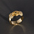 Кольцо Спаси и Сохрани из желтого золота (Вес 10 гр.)