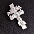Православный крест из белого золота с ликами святых и молитвой (Вес 14,1 гр.)