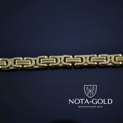 Золотая цепочка эксклюзивное плетение Скарабей Малый (Вес 60 гр.)