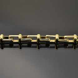 Золотая цепочка эксклюзивное плетение "Тринити" (цена за грамм)