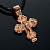 Мужской нательный крест православный из золота не открывающийся (Вес: 13 гр.)