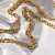 Золотая цепочка эксклюзивное плетение Краб Средний с камнями (цена за грамм)