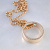 Женская подвеска-кольцо из красного золота с бриллиантами (Вес: 7,5 гр.)