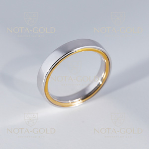 Кольцо из золота двух цветов (Вес 5,6 гр.)
