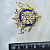 Герб значок из золота с бриллиантами для радиостанции (Вес: 14 гр.)