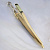 Золотой зажим для галстука Кинжал в ножнах из двух видов золота с бриллиантами (Вес: 12 гр.)