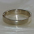 Гладкое кольцо из белого золота на заказ (Вес: 5 гр.)