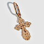 Золотой маленький нательный крестик (Вес 0,5 гр.)