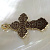 Крест из золота с рубинами и бриллиантами на заказ (Вес: 32 гр.)