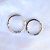 Обручальные кольца из красно-белого золота с эмалью и римскими цифрами (Вес пары: 19,5 гр.)