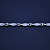 Серебряная цепочка плетение Капля Удлинённая на заказ (цена за грамм)