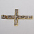Именной крест из золота на заказ (Вес: 15 гр.)