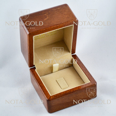 Ювелирная деревянная коробка под кольцо
