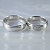 Обручальные кольца с рашпированной поверхностью и бриллиантами (Вес пары: 10 гр.)