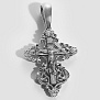 Детский крестик из серебра на крещение с фианитами (Вес: 1 гр.)