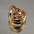 Обручальные кольца из красного золота с бриллиантами в виде бесконечности (Вес пары: 17 гр.)