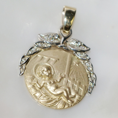 Медальон Вифлеемская звезда на заказ (Вес: 5,5 гр.)