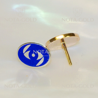 Значки из золота и серебра для офтальмологической организации