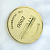 Именная корпоративная медаль с логотипом компании из серебра с позолотой (Вес 22 гр.)