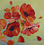 Картина маслом на холсте - Красные маки 30x30 см