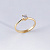 Помолвочное кольцо из желтого золота с бриллиантом (Вес 2,9 гр.)