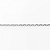 Цепочка из серебра 925 пробы плетение Якорь Граненый 50 см (Вес: 2,363 гр.)