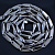 Серебряная пустотелая дутая цепочка плетение Волна 32013 (Вес 18,5)