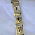 Эксклюзивный мужской браслет на руку авторская работа из золота с бриллиантами и ониксом (Вес 70 гр.)