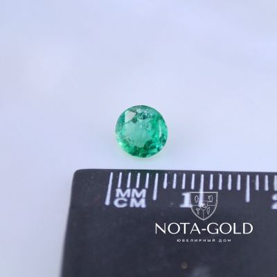 Натуральный камень изумруд цейлонской огранки с сертификатом