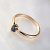 Женское помолвочное кольцо из красного золота с сапфиром на заказ (Вес: 2 гр.)