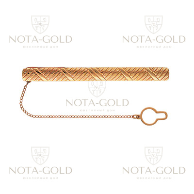 Зажим для галстука из золота на заказ i451 (Вес: 10 гр.)