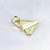 Золотой кулон-подвеска Бумажный самолётик (Вес: 4 гр.)