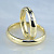Классические обручальные кольца с комфортной посадкой из жёлтого золота (Вес пары: 12 гр.)
