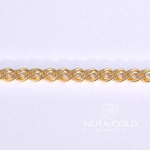Цепочка из желтого золота 585 пробы плетение Нонна станочное длиной 60 см (Вес: 11,46 гр.)