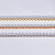 Цепочка из белого золота 585 пробы плетение Французское станочное длиной 50 см (Вес: 4,5 гр.)