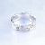 Женское матовое золотое кольцо из белого золота с бриллиантами Клиента (Вес: 5,5 гр.)
