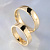 Классические гладкие обручальные кольца из красного золота (Вес пары 14 гр.)