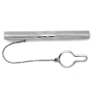 Зажим для галстука из серебра на заказ i464 (Вес: 10 гр.)