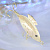 Именная золотая подвеска Рыба с сапфирами в подарок рыболову (Вес: 31,5 гр.)