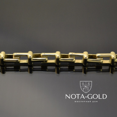 Золотая цепочка эксклюзивное плетение "Тринити" (цена за грамм)