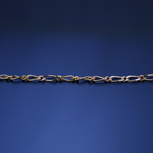 Золотая цепочка плетение Фигаро станочное (Вес 4,1 гр.)
