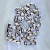 Серебряная цепочка эксклюзивное плетение Православная с инициалами на заказ (цена за грамм)