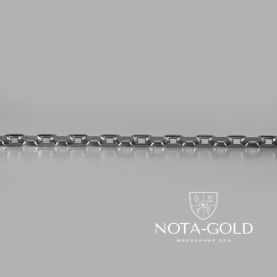 Цепочка из белого золота 585 пробы плетение Якорь станочное длиной 50,5 см (Вес: 3,25 гр.)