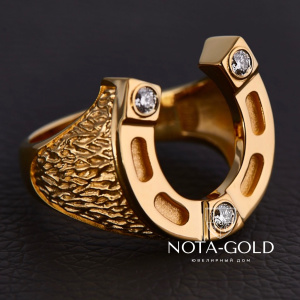 Печатка на заказ подкова (Вес: 13 гр.)