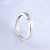 Помолвочное кольцо для предложения из белого золота с бриллиантом (Вес: 3,5 гр.)