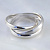 Женское золотое кольцо из трёх колец на заказ из белого золота (Вес: 7,5 гр.)