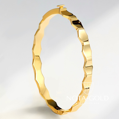 Золотой женский двухзвенный браслет (Вес 22,9 гр.)