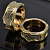 Эксклюзивные авторские обручальные кольца из трёх оттенков золота (Вес пары: 24 гр.)