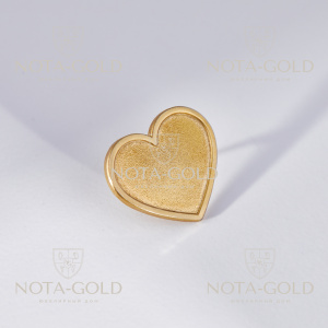 Нагрудный значок с логотипом в виде сердца из металла с цветной эмалью и гальваническим покрытием