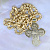 Православный крест с ликами и распятием на цепочке плетение Краб Малый (Вес: 57,5 гр.)